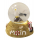 Maritime Schneekugel mit Möwe und Strandmotiv