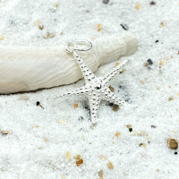 Kettenanhänger 925 Silber Seestern groß