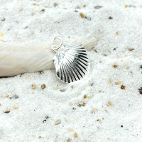 Kettenanhänger 925 Silber Muschel Dünn