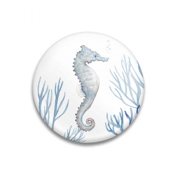 Dekomagnet Seahorse Coralmatte Optik 55 mm – Maritim