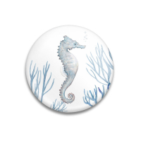 Dekomagnet Seahorse Coralmatte Optik 55 mm – Maritim