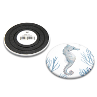 Dekomagnet Seahorse Coralmatte Optik 55 mm – Maritim