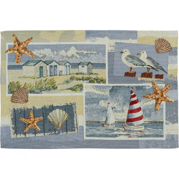 Tischset Beach House 32x48 cm maritim