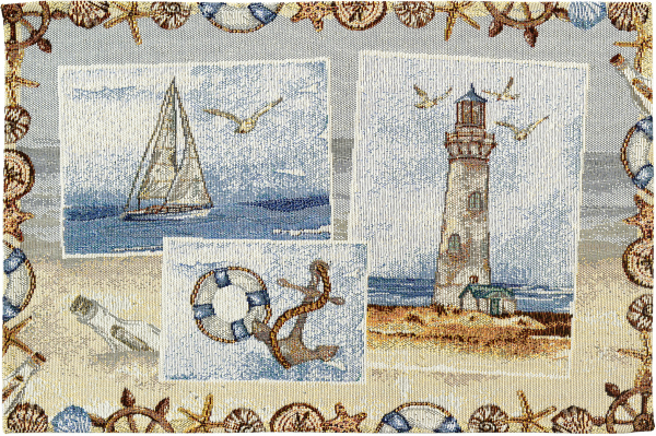 Tischset Postcards 32 x 48 cm - Maritimes Design