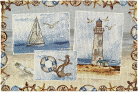 Tischset Postcards 32 x 48 cm - Maritimes Design