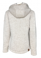 Damen Wollfleece-Jacke Poel Sand