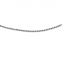 Kette, "Kugel, geschliffen" rhodiniert",1,8 mm, 42 cm, 925er Silber