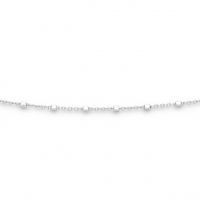 Kette, "Fantsie", rhodiniert, 42 cm, 925er Silber