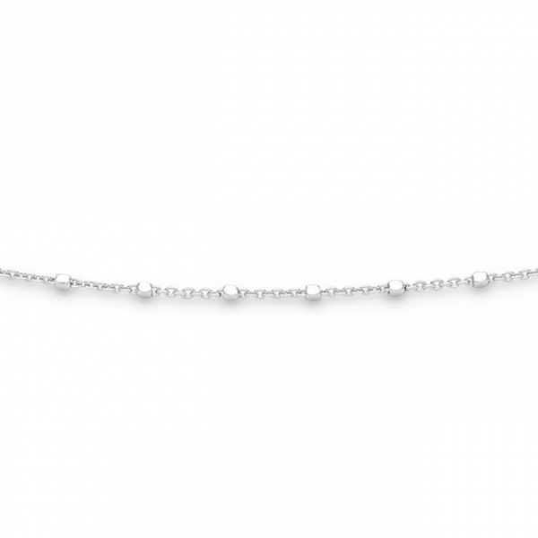 Kette, "Fantsie", rhodiniert, 45 cm, 925er Silber