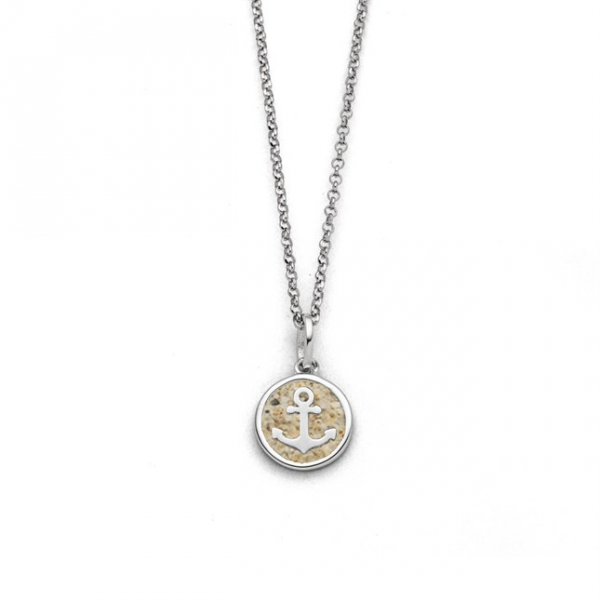 Kette, "Anker 2.0", 42 cm, 925er Silber