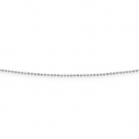 Kette, "Kugel, geschliffen" rhodiniert",...