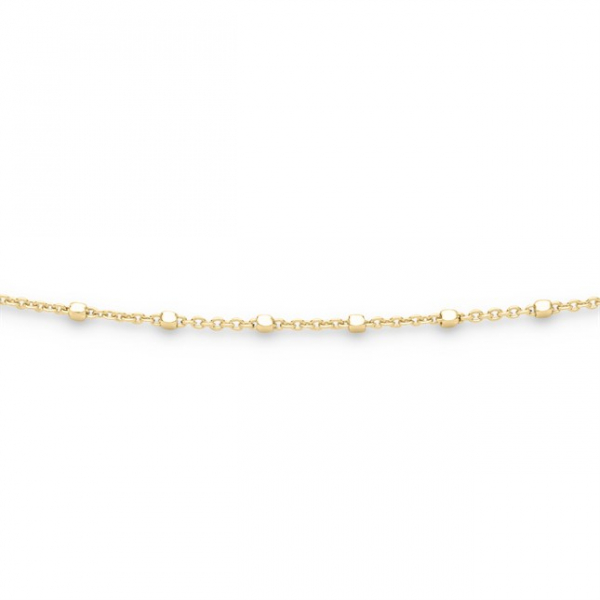 Kette, "Fantasie", vergoldet 45 cm, 925er Silber