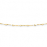 Kette, "Fantasie", vergoldet 45 cm, 925er Silber