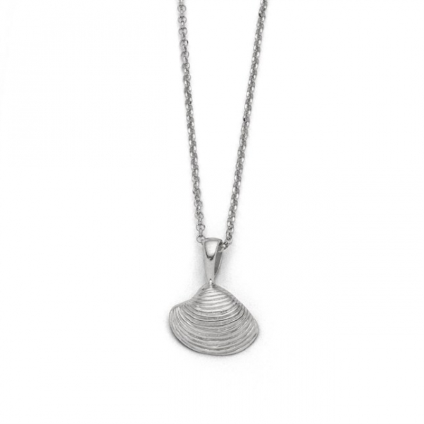 Kette, "Muschel 2.0",45 cm, 925er Silber