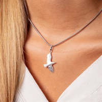 Anhänger "Möwe" , 925er Silber