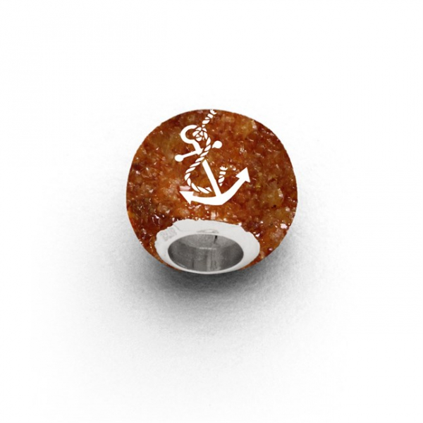 Anhänger "Ostsee" Bernstein , 925er Silber