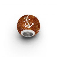 Anhänger "Ostsee" Bernstein , 925er Silber