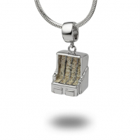 Anhänger "Strandkorb" Strandsand, 925er...