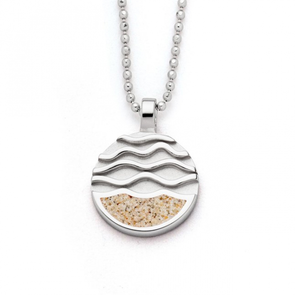 Anhänger "Strandwellen",925er Silber