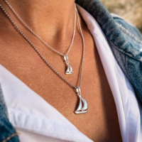 Anhänger "Ahoi", 925er Silber