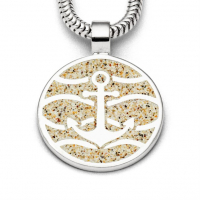 Anhänger 25 mm  "Strandwellen" Anker...