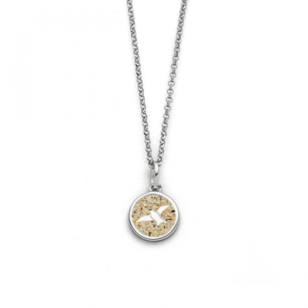 Kette, "Möwe 2.0", 45 cm, 925er Silber