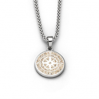 Anhänger "Kompassrose 2.0", 925er Silber