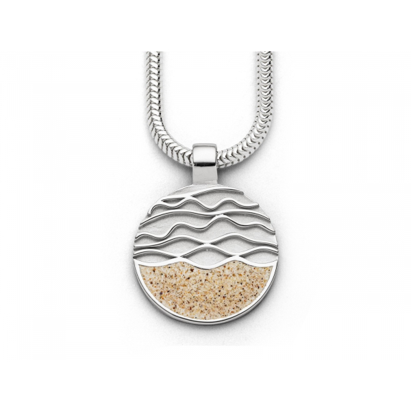 Anhänger "Strandwellen",925er Silber