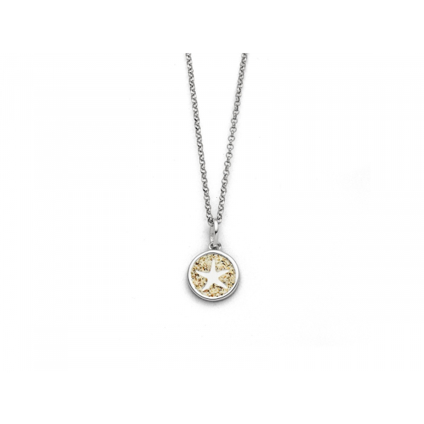 Kette, "Seestern 2.0" 45 cm, 925er Silber