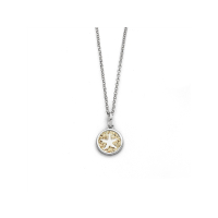Kette, "Seestern 2.0" 45 cm, 925er Silber