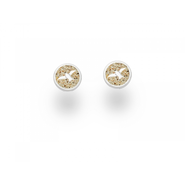 Ohrring "Möwe 8mm", 925er Silber