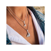 Kette, "Ahoi" poliert 45 cm, 925er Silber