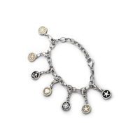 Charm "Strandsand", 925er Silber