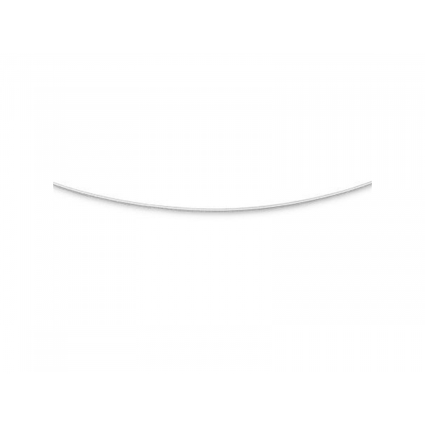Kette, "Schlange 20" rhodiniert 1.2 mm, 925er Silber