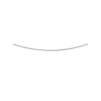 Kette, "Schlange 20" rhodiniert 1.2 mm, 925er...