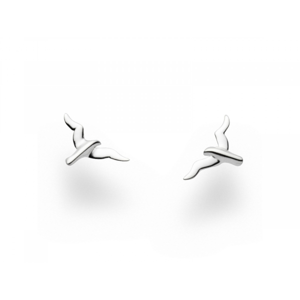 Ohrstecker "Möwe", 925er Silber