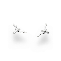 Ohrstecker "Möwe", 925er Silber