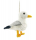 Plüsch Möwe mit Sound & Aufhänger 22 cm maritim