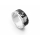 Ring "Stadtring Hamburg", Lavasand, 9 mm, 925er Silber