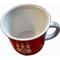 Retro Becher Wappen Hamburg – 8,5 cm maritimer Kaffeebecher