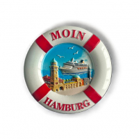 Magnet RR Hamburg Landungsbrücken Rot –...
