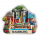 Hamburg Magnet Collage mit Rathaus – Hansestadt Souvenir