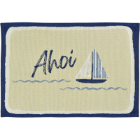Tischset SURF 32 x 48 cm – Maritim mit Segelboot...