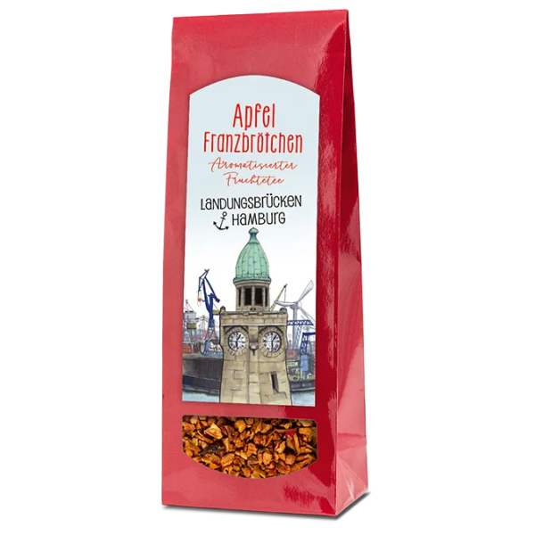 Apfel Franzbrötchentee 100 g – Hamburg Landungsbrücken