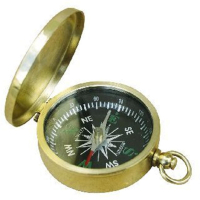 Kompass mit Deckel u. Ring 4,5 cm