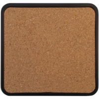 Premium Glasuntersetzer mit Hamburg Motiven - 6er Set Untersetzer mit HH Wahrzeichen und Wappen - 3D Metallic-Effekt 10 x 10 cm