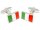 Manschettenknöpfe Flagge Italien