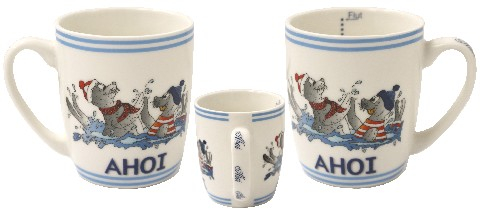 Ahoi Seehund Becher 170 ml – Ebbe, Flut & gute Laune