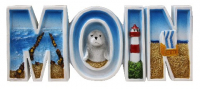Moin Magnet 3D aus Polyresin – Maritimes Design bunt