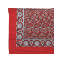 Vierecktuch Paisley Rot 70x70 cm aus 100 % Baumwolle